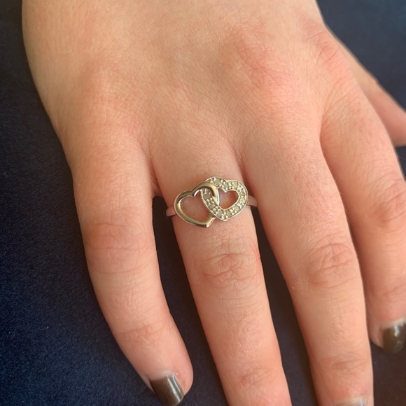 Sterling Silver with Diamond accent rings - $60 each - Picture 1 of 6